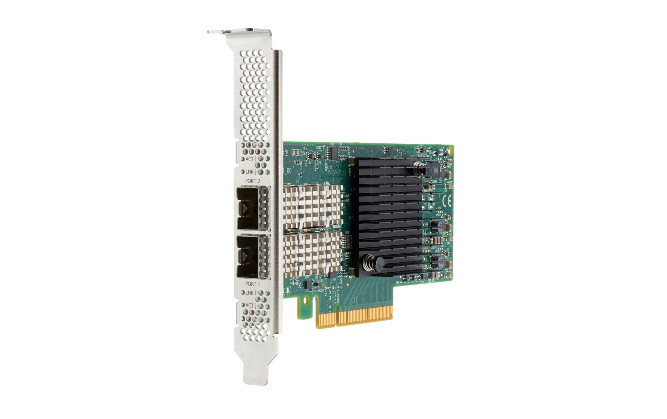 SFP28 Netzwerkkarte P26262-B21 10/25Gbps PCI-Express x8<br>Broadcom BCM57414 Ethernet 10/25 Gb SFP28-Adapter mit 2 Anschlüssen für HPE