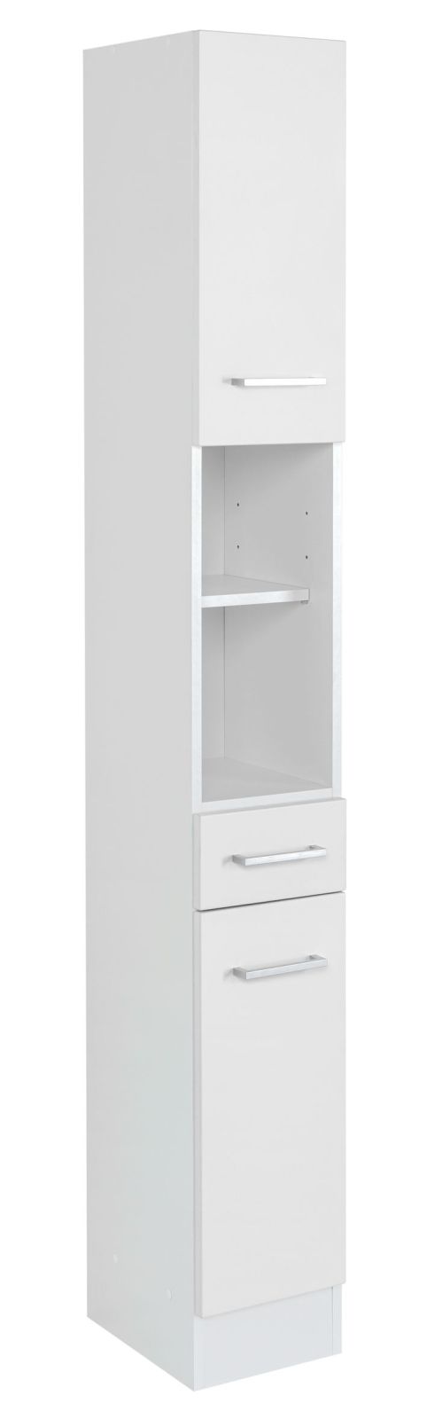 Seitenschrank RIGA - weiß - 25 cm
