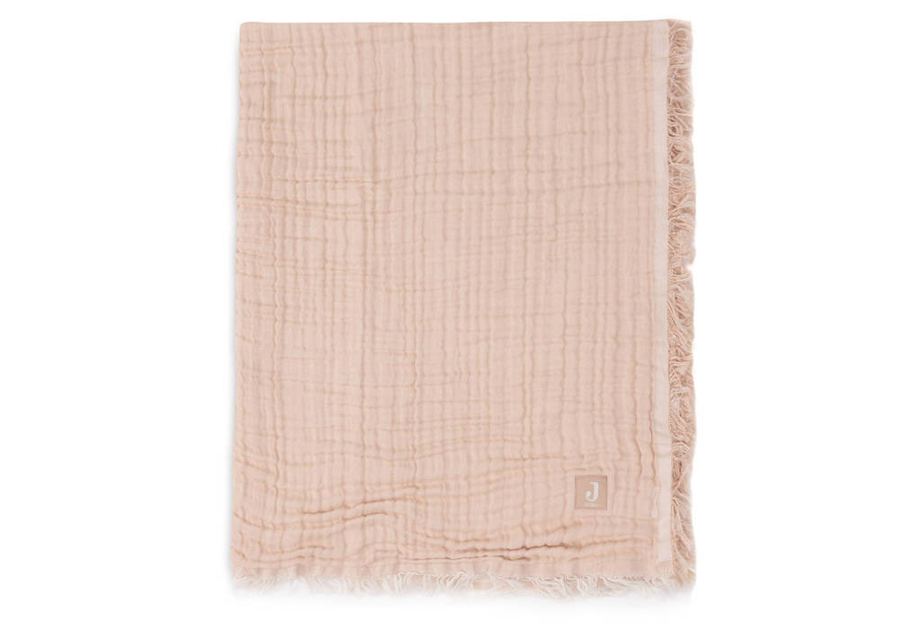 wiegdeken Fringe Moonstone/Ivory