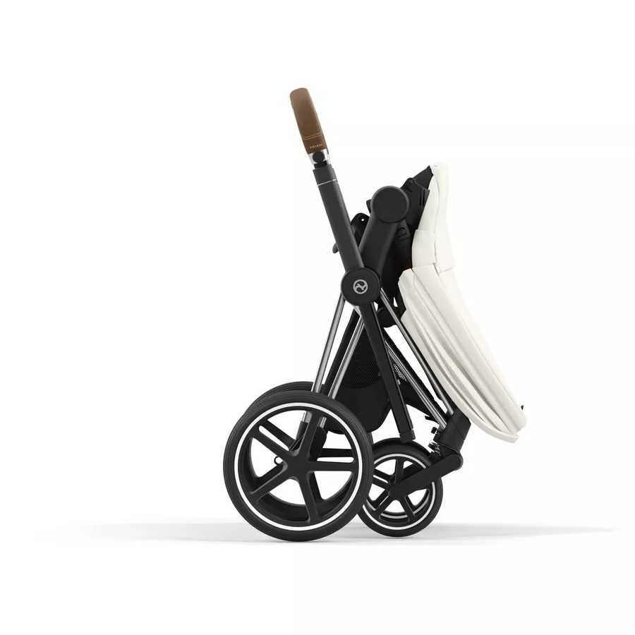 cybex PLATINUM Kombikinderwagen New Priam Chrome Brown Off White