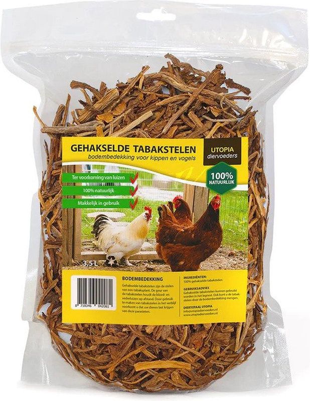 UTOPIA DIERTOTAAL | Gehakselde Tabakstelen