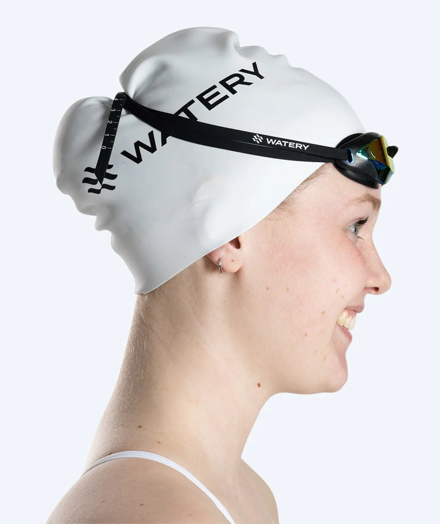 Watery Elite svømmebriller - Poseidon Ultra Mirror - Sort/guld