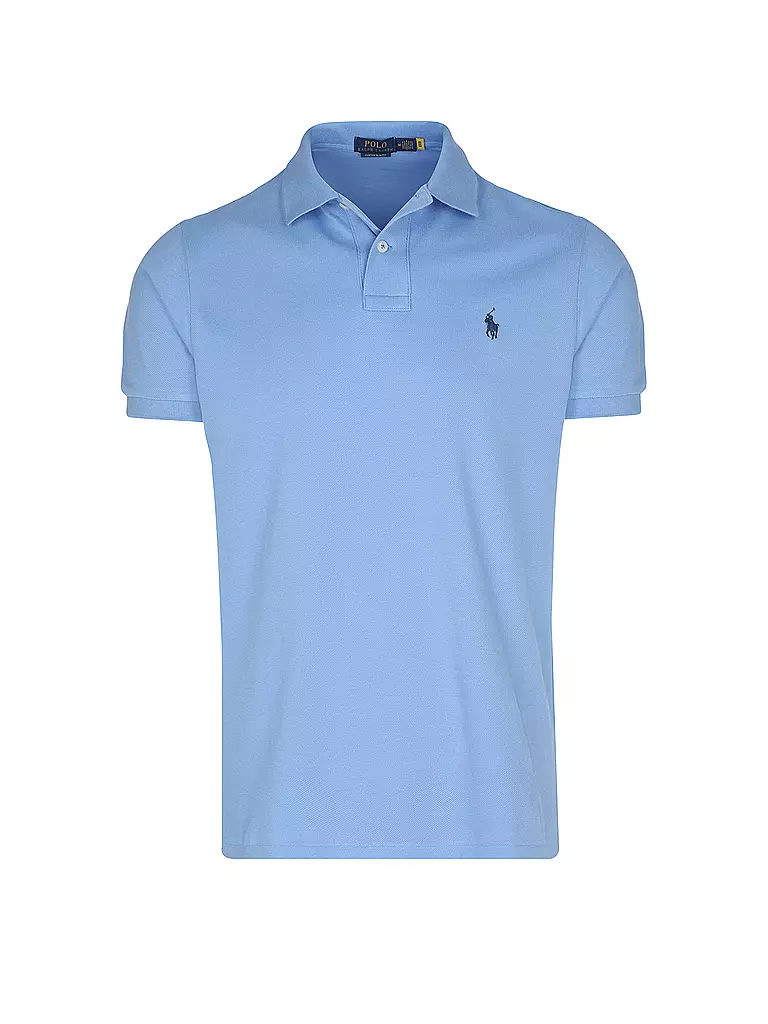 POLO RALPH LAUREN Poloshirt Custom Slim Fit hellblau