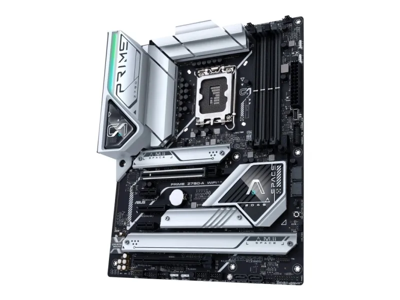 ASUS Prime Z790-A WIFI - Bundkort - ATX - LGA1700 sokkel - Z790 Chipset - USB-C 3.2 Gen 2x2, USB-C 3.2 Gen2, USB 3.2 Gen 1, USB 3.2 Gen 2 - 2.5 Gigabit LAN, Wi-Fi 6, Bluetooth - onboard grafik (CPU påkrævet) - HD Audio (8-kanaler)