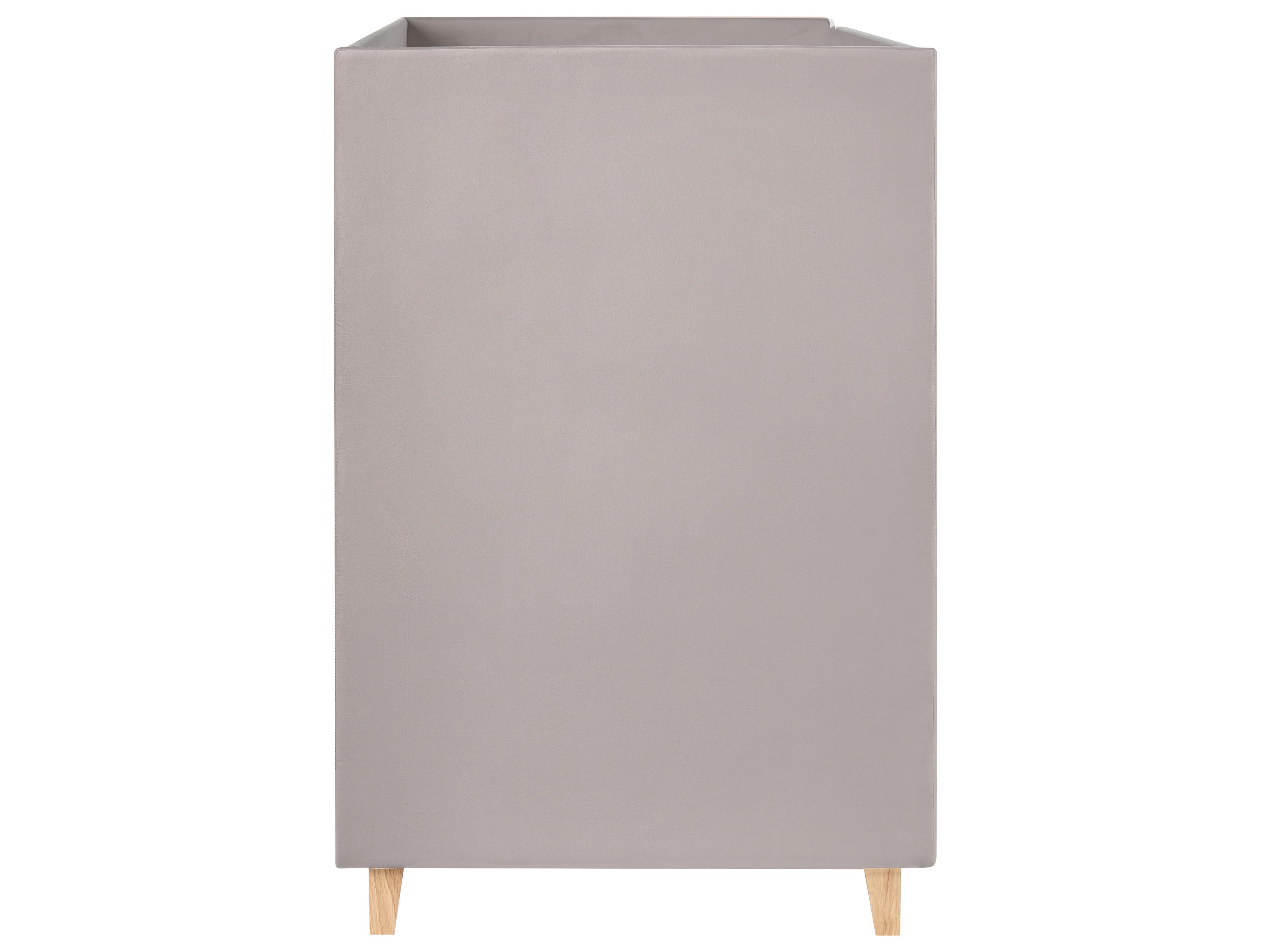Hoogslaper Fluweel CHOCQUES 90 x 200 cm Lichtgrijs