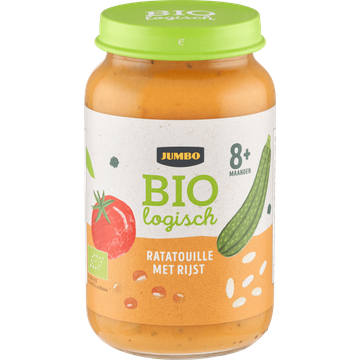 Jumbo Babyvoeding Biologisch Ratatouille met Rijst 8+ Maanden 220 g