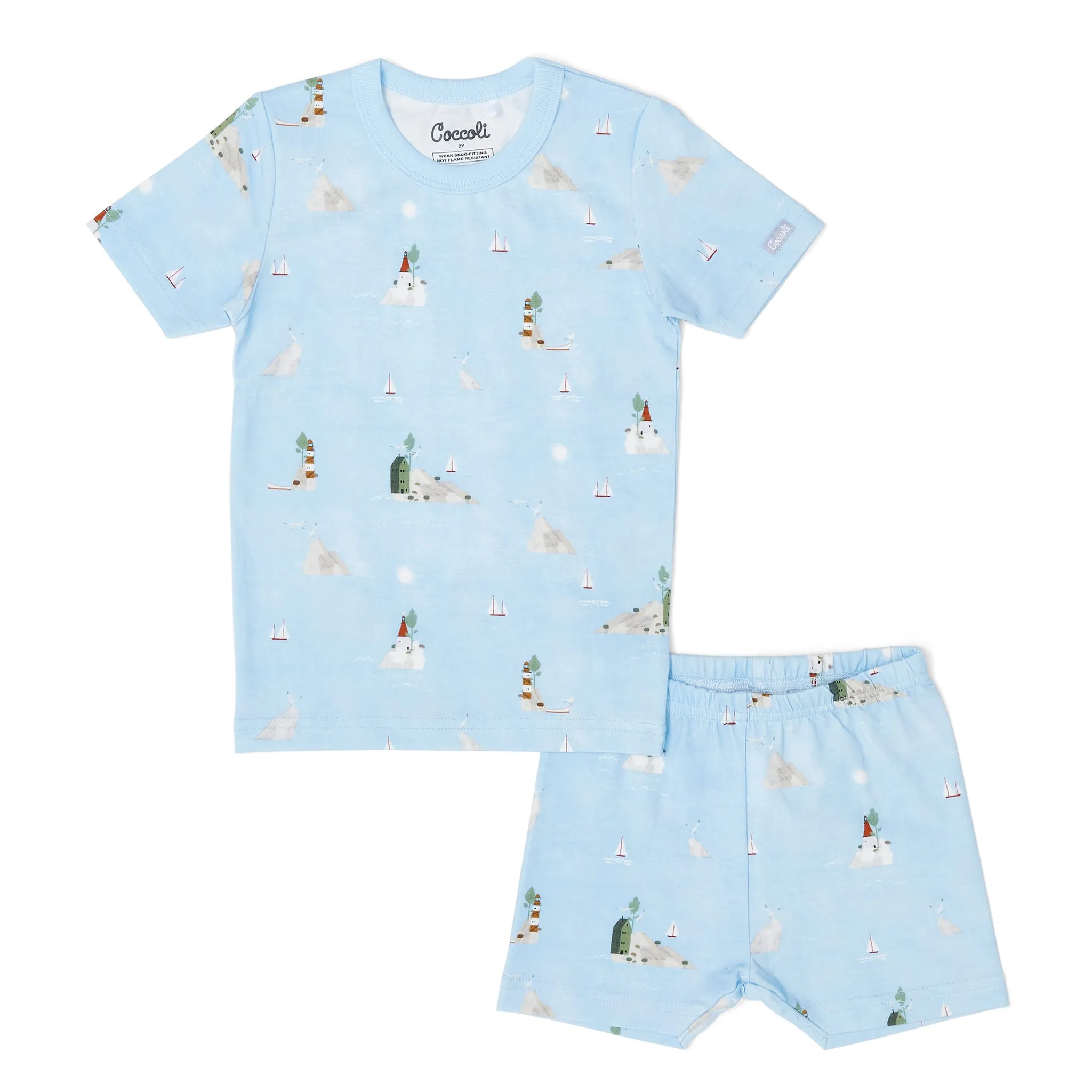 Coccoli Pyjama Court Phare 2-12ans