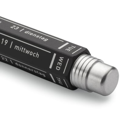 Gelroller Aluminium, Schwarz