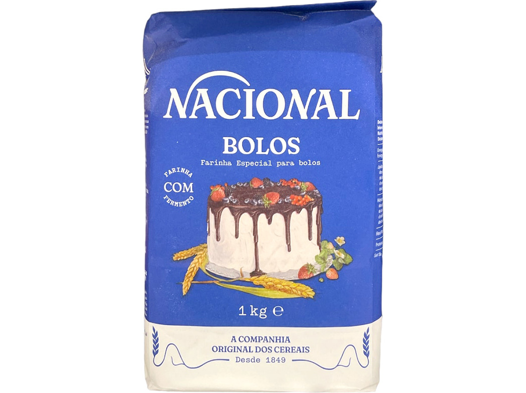 FARINHA DE TRIGO NACIONAL P/BOLOS 1KG
