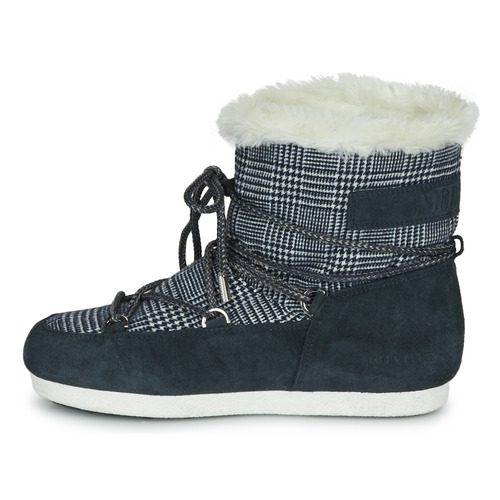 Moon Boot - MOON BOOT FAR SIDE LOW FUR TARTAN - Marine