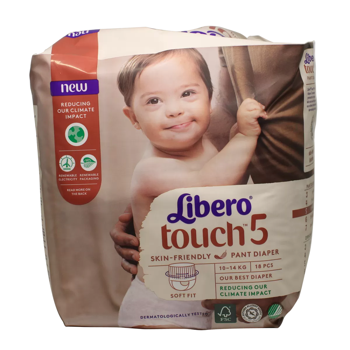Libero Touch 5 Pants 10-14 kg. 18 stk.