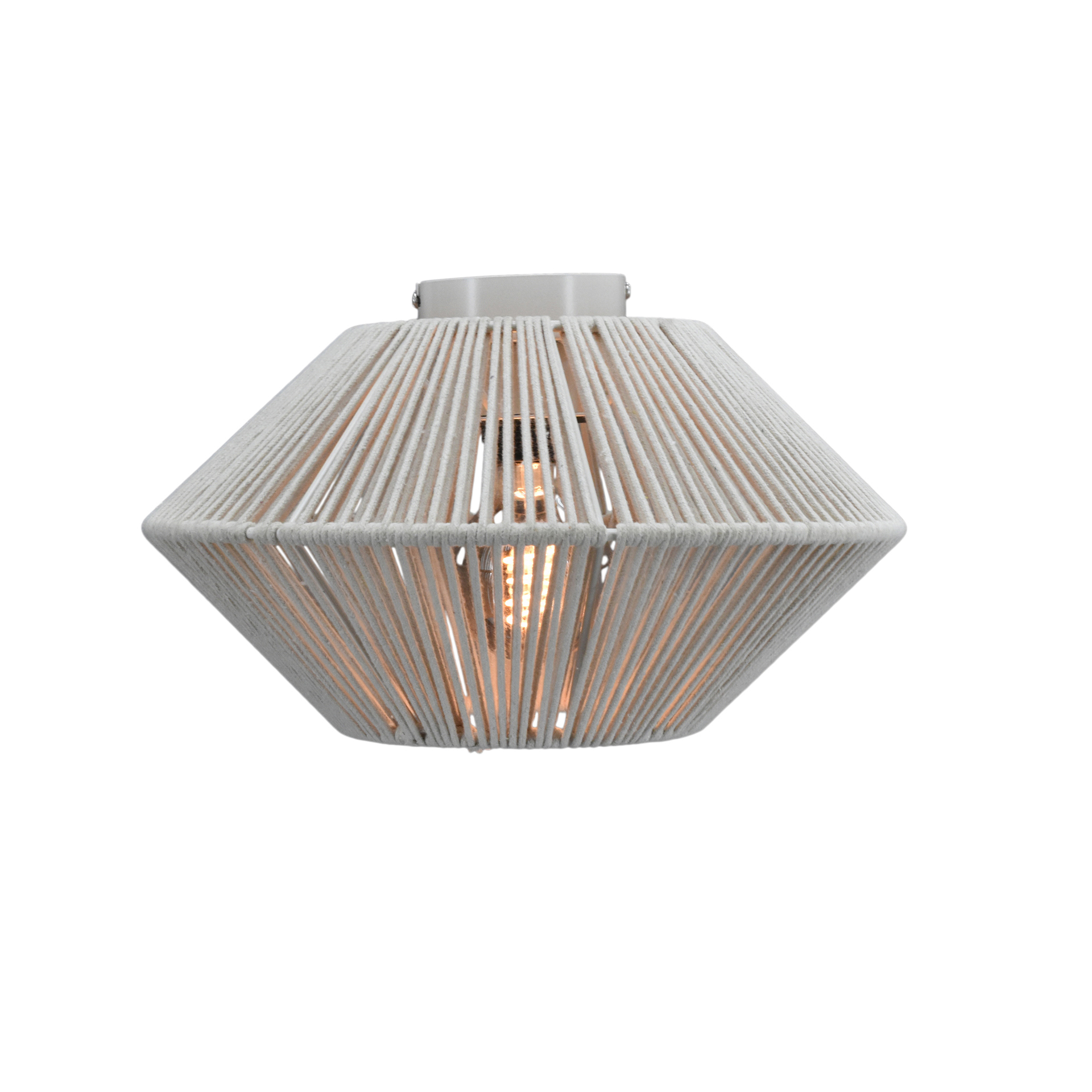 Wand / plafondlamp Owen beige small