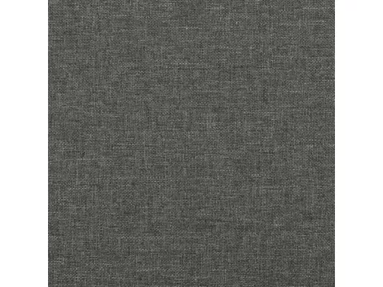 Sommier à lattes de lit Gris foncé 90x200 cm Tissu