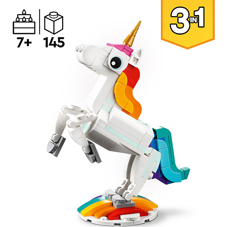 LEGO Creator 3-i-1 Magisk enhjørning 31140