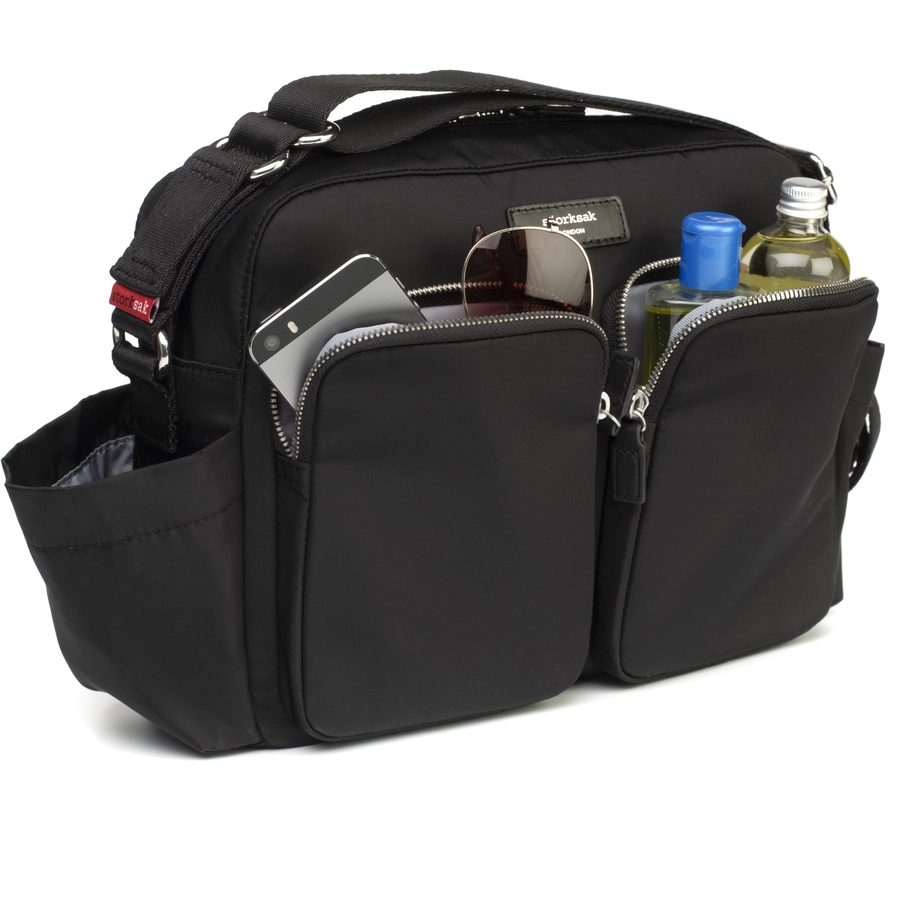 storksak Kinderwagen Tasche Eco Schwarz
