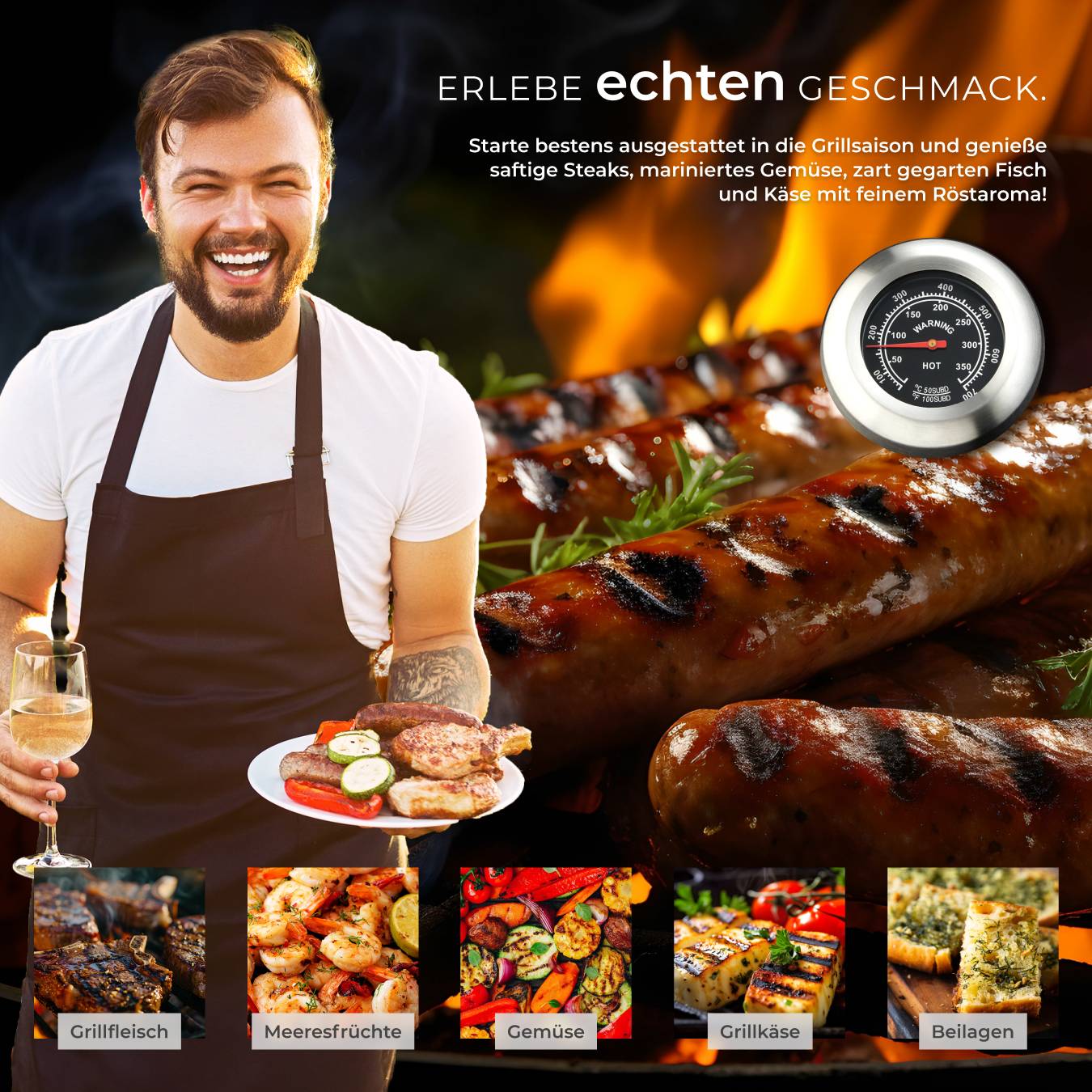 Holzkohlegrill Florian