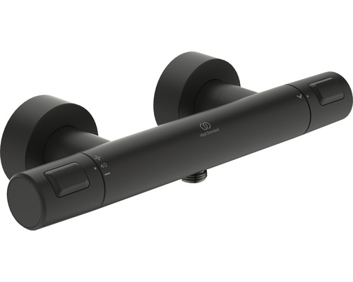 Ideale standaard douchekraan met thermostaat CERATHERM T25 zijdezwart mat A7201XG