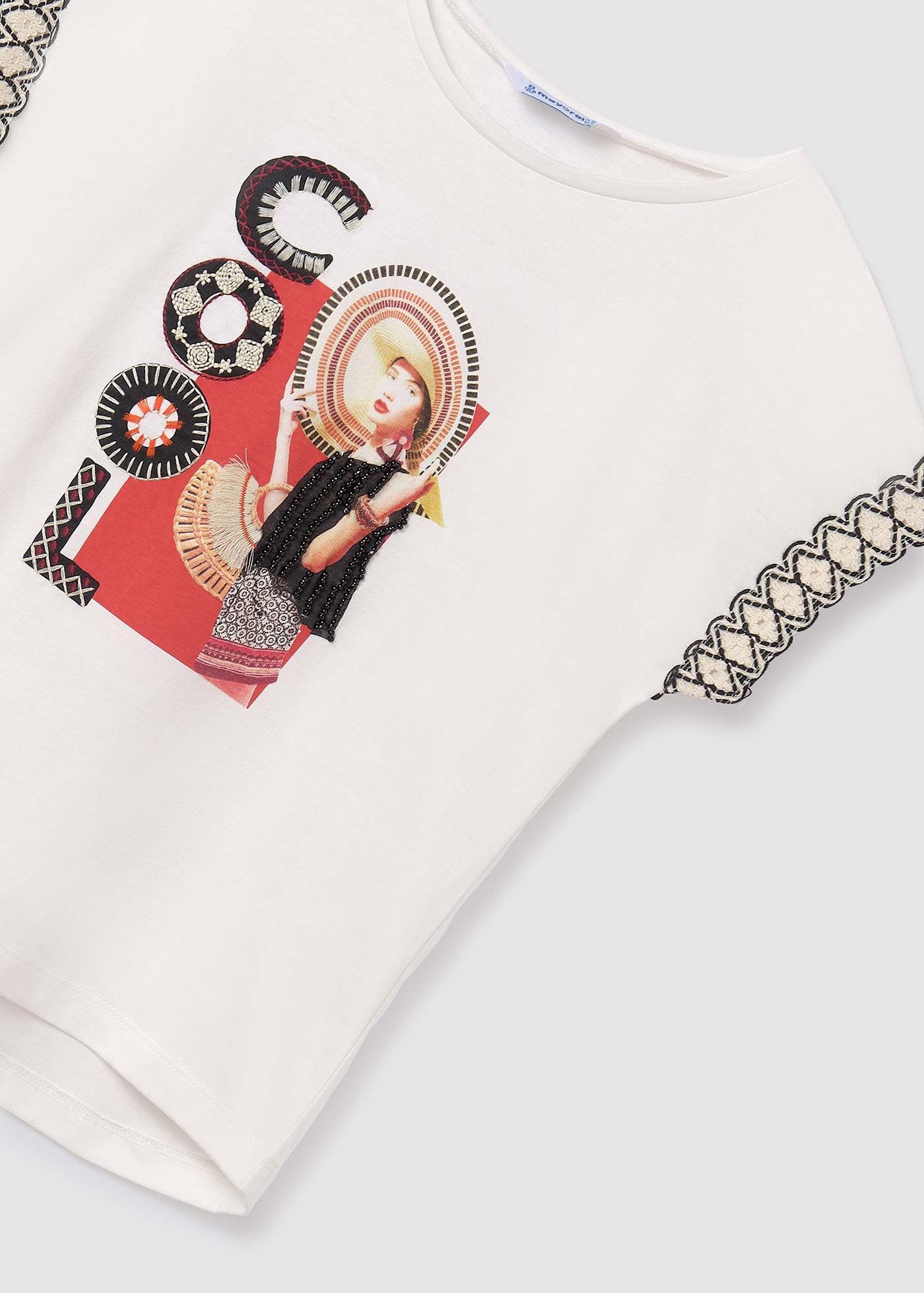 Conjunto de algodão de alta qualidade com duas peças para meninas.