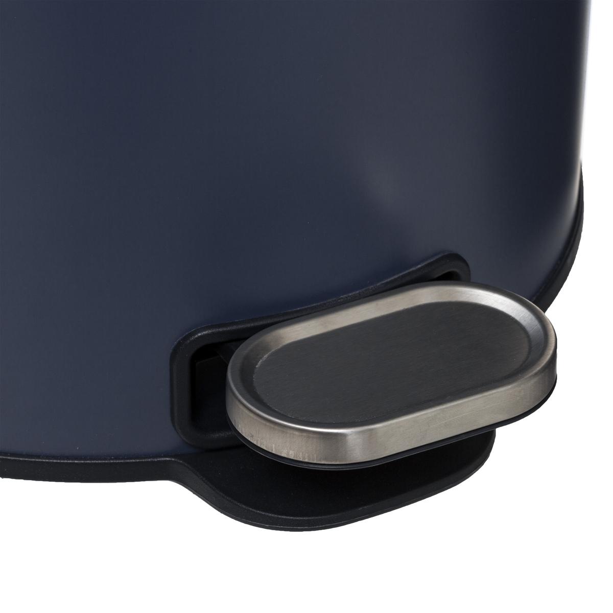 POUBELLE METAL 30L BLEU DELTA