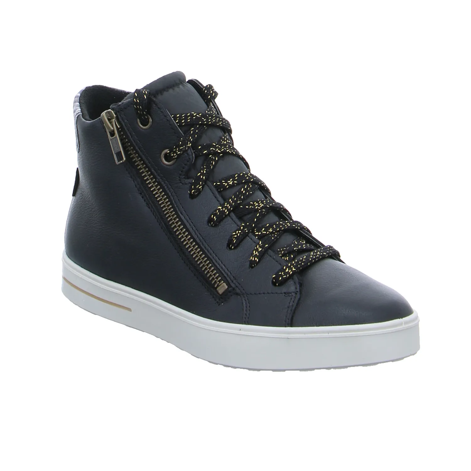 SUPERFIT Jugend-Boot Schwarz Leder  Sneaker high