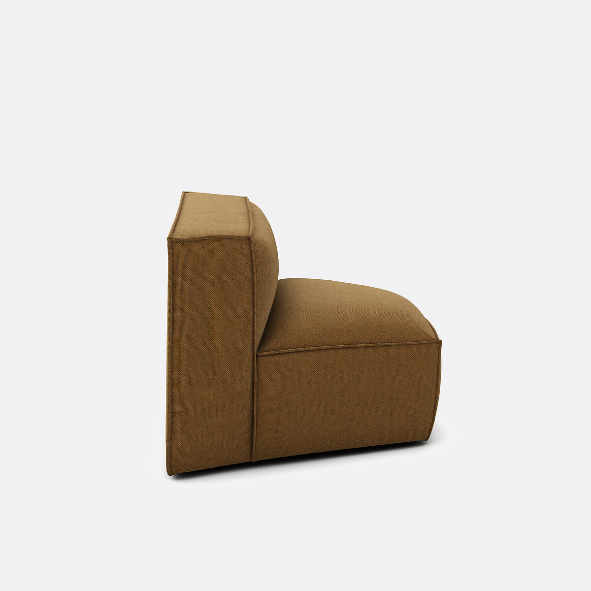 LA REDOUTE INTERIEURS<br>Canto aberto modular, tecido texturizado, Seven