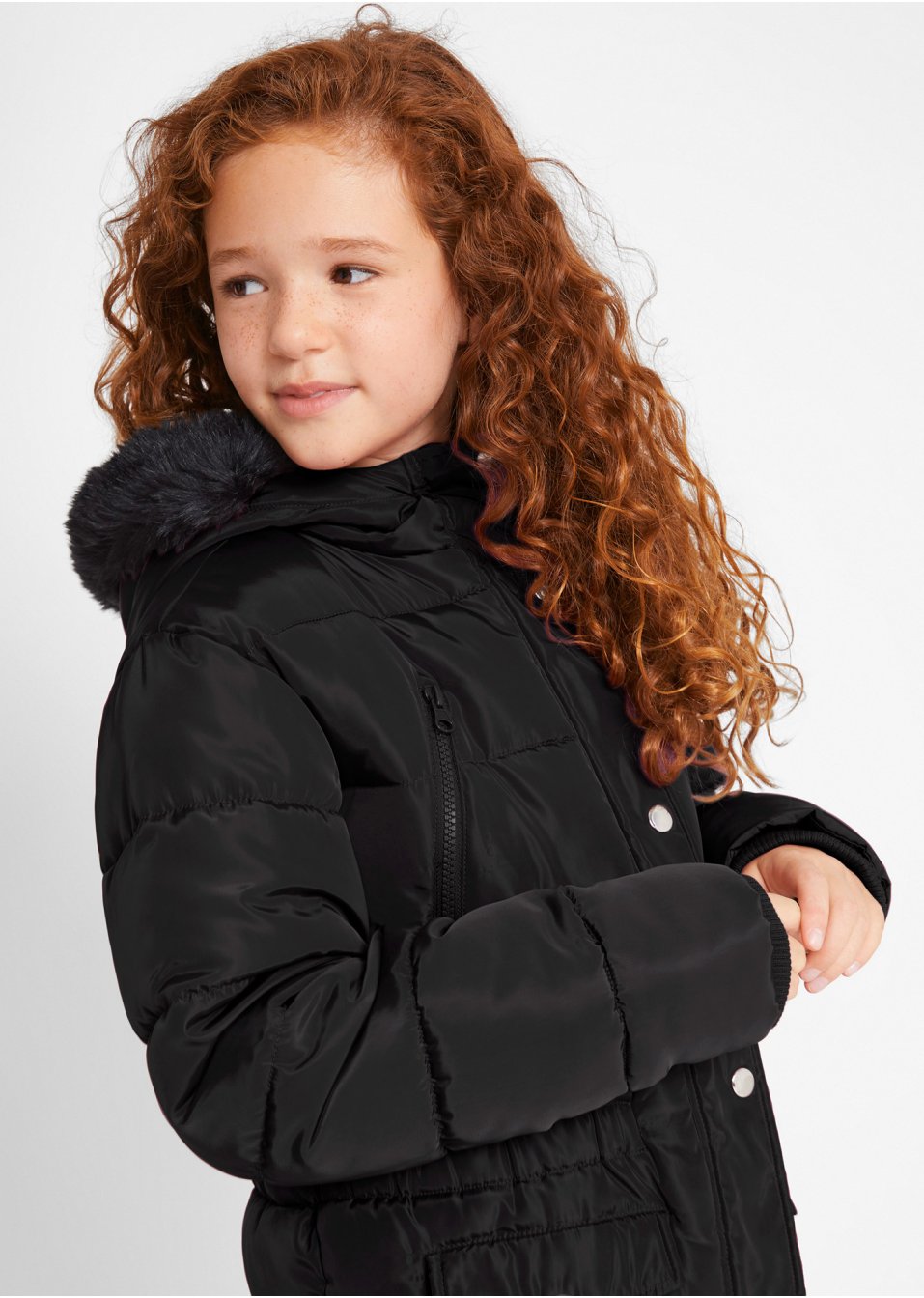 Parka fille à capuche