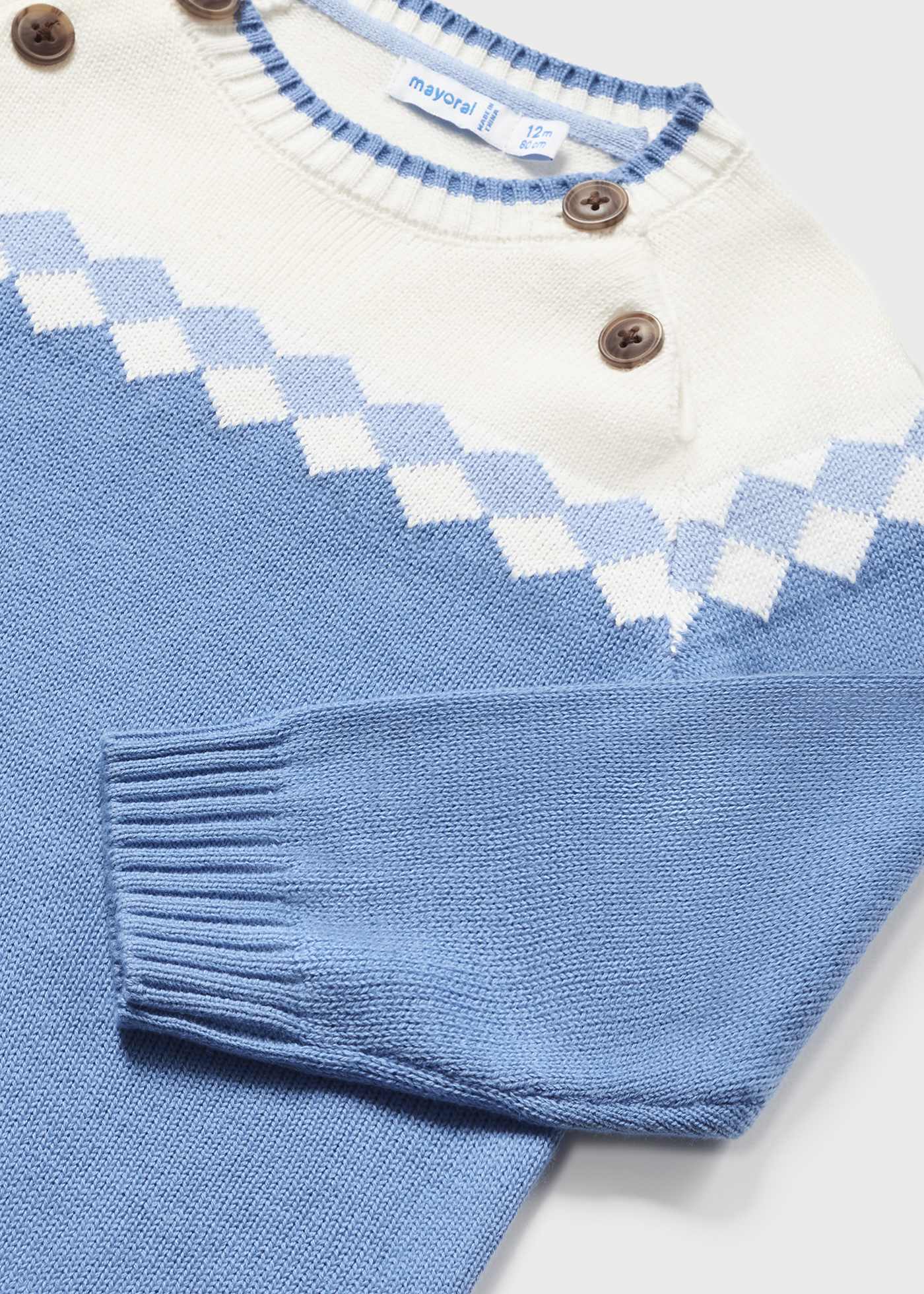 jersey jacquard de diamante para bebê