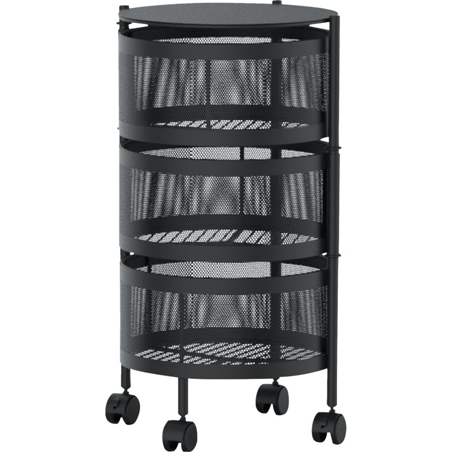 Rollwagen Dylan 5 Fächer Metall schwarz