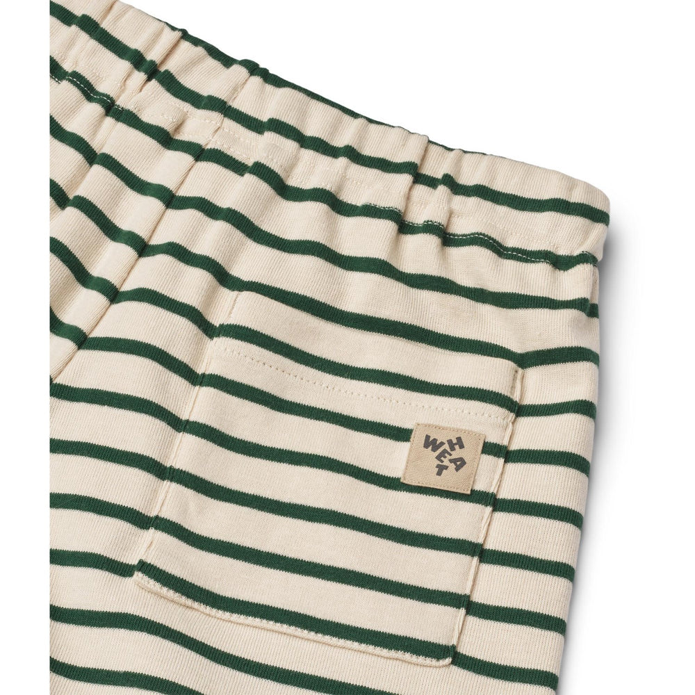 Køb Wheat Green Stripe Jersey Shorts Kalle