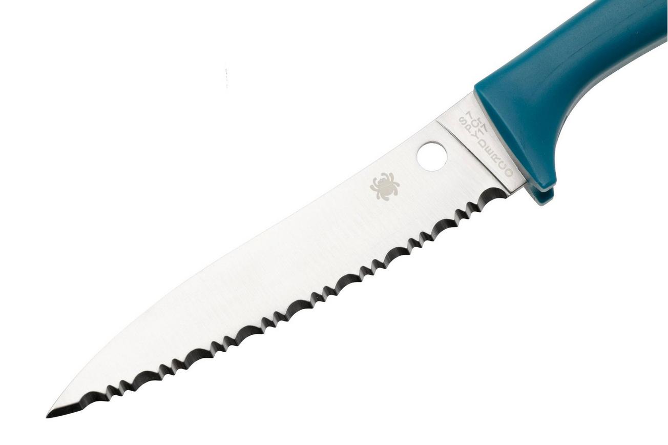 Spyderco Counter Puppy gekarteld tomatenmes blauw, K20SBL