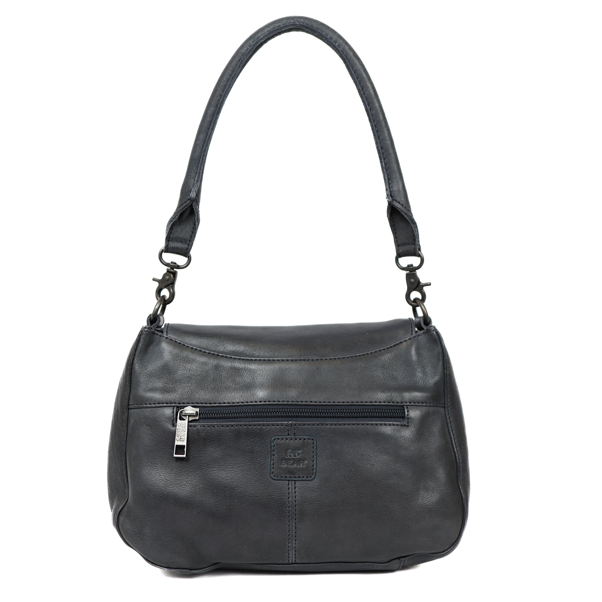 Hand-/schoudertasje met flap 'Fenna' donkerblauw BLUE