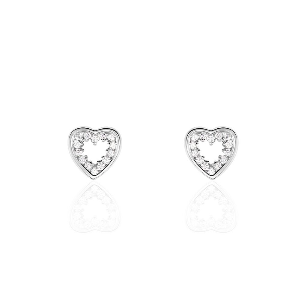 Boucles D'oreilles Puces Ibosus Argent Oxyde
