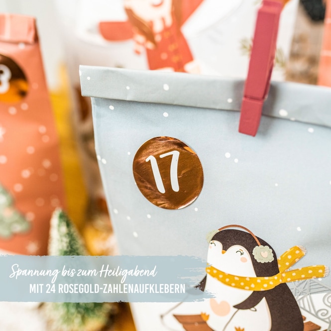 Adventskalender-Bastelset - Weihnachten