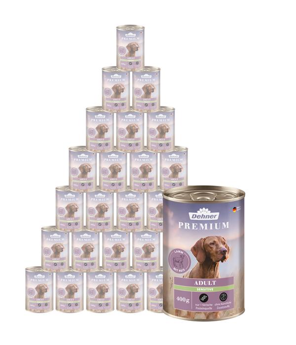 Dehner Premium Nassfutter für Hunde Adult