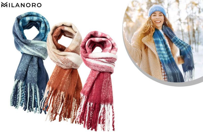 Sjaal - Blauw - Heerlijk Zacht - Stijlvol voor de Winter