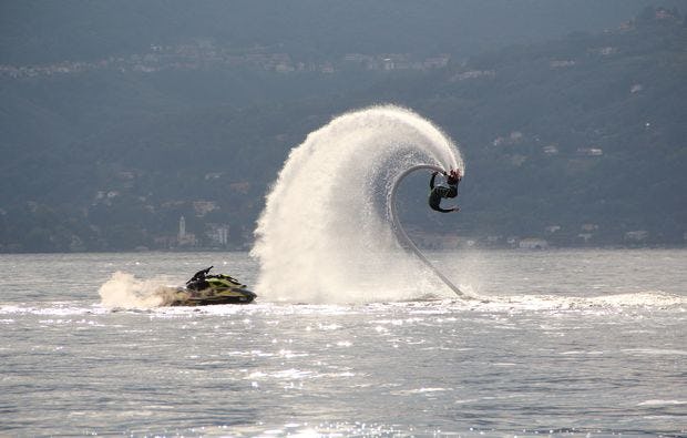 Flyboard am Lago Maggiore als Geschenkidee