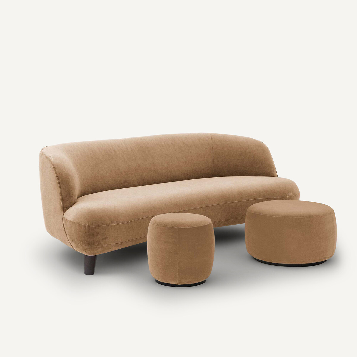 AM.PM<br>Banco em fluweel lavado em pedra, design Rosebury E.Gallina