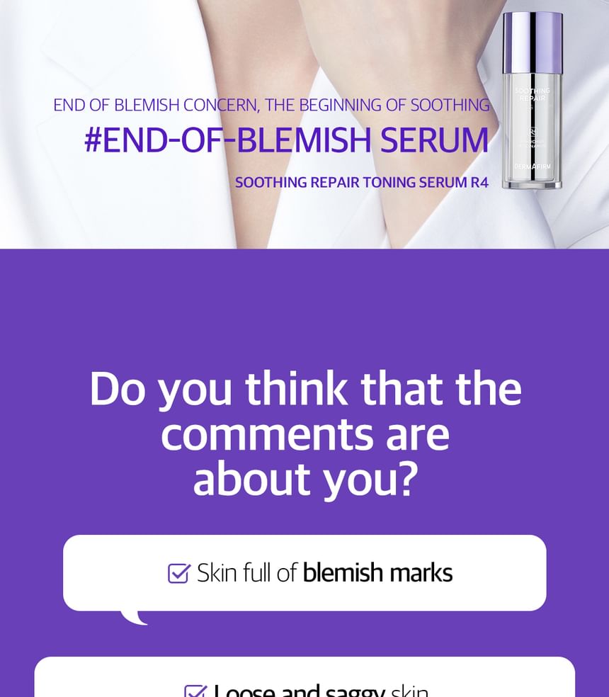 DERMAFIRM - Verzachtende, herstellende en tonifiërende serum R4