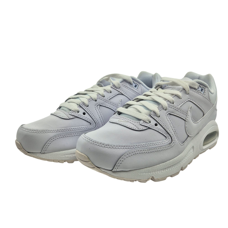 MEN'S NIKE AIR MAX COMMAND LEATHER WHITE-WHITE-METALLIC-SILVER