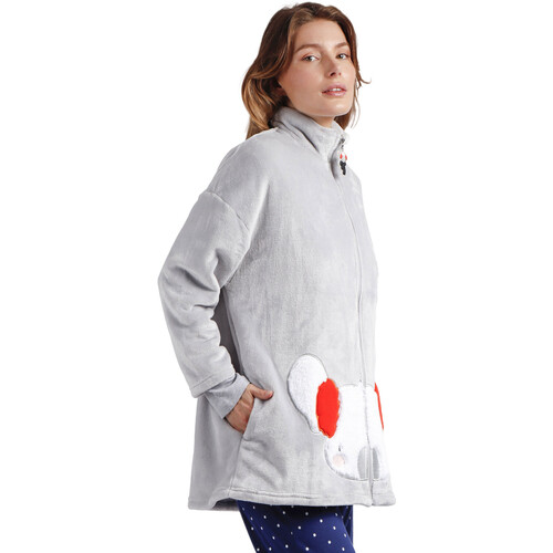 Admas - Chaqueta interior Good Morning Mouse Gris