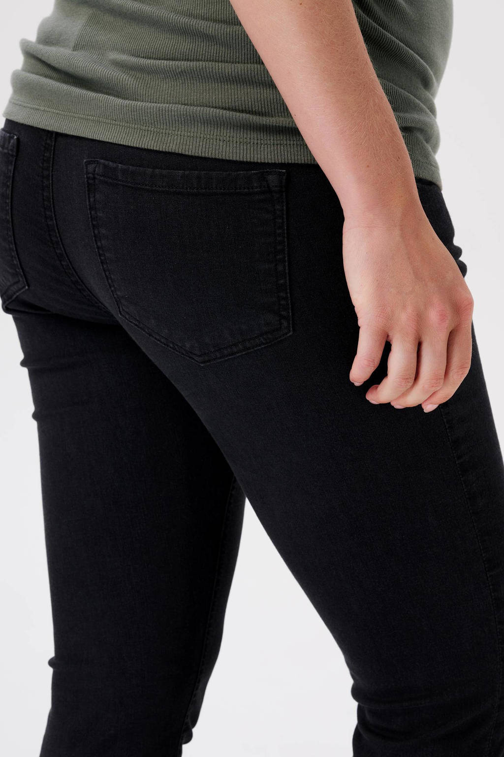 Noppies zwangerschaps skinny jeans black denim