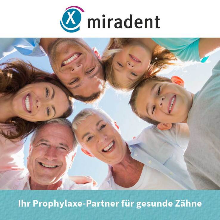 Miradent Carebrush Kids Zahnbürste 2 - 6 Jahre blau, 1 St