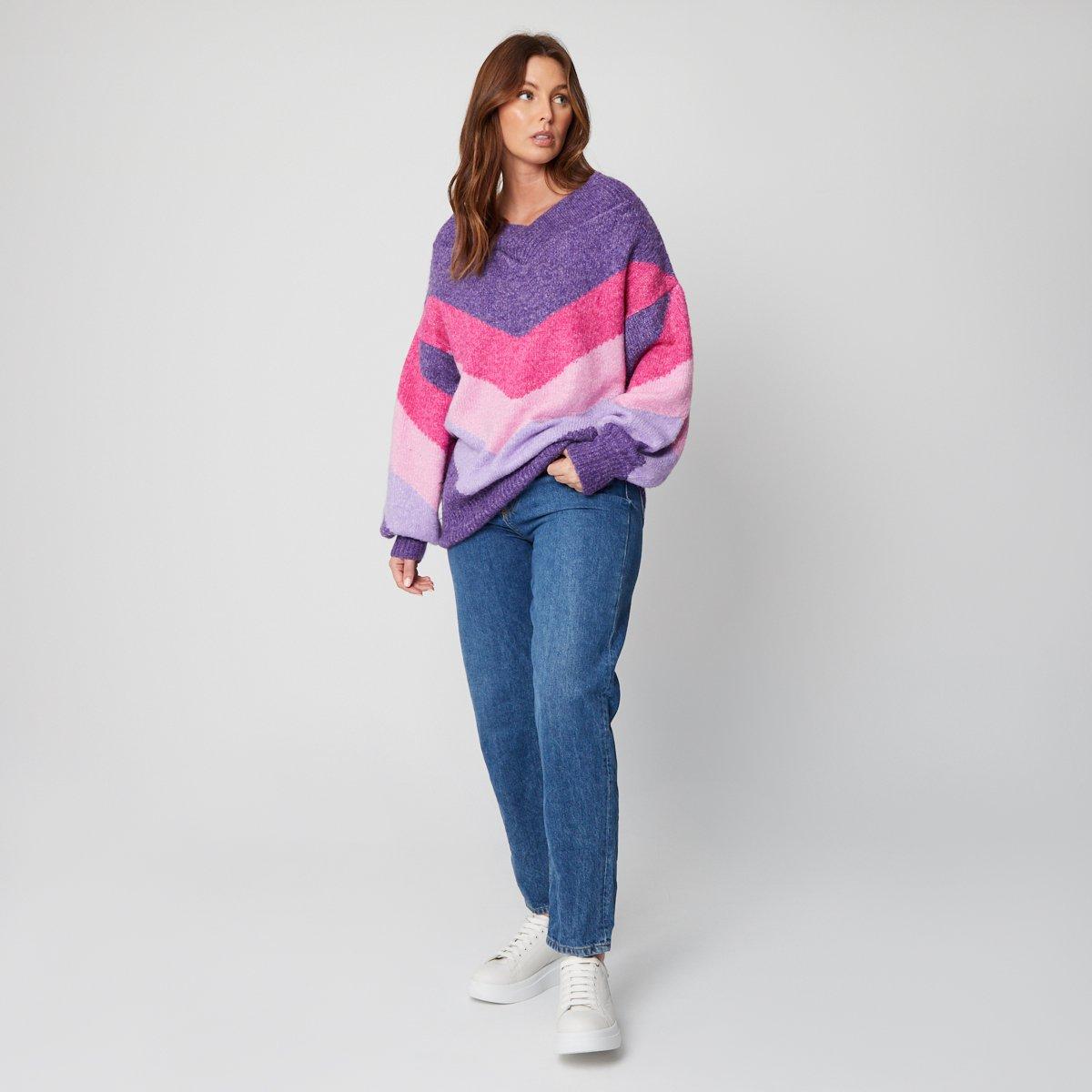 Be You Ladies Slouch Longline Jumper