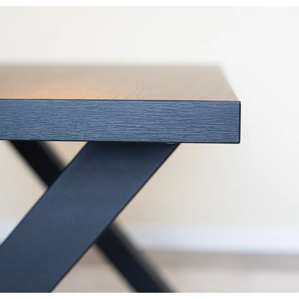 Tafelblad Lenzo zwart 190x100 cm - Melamine - Zwart