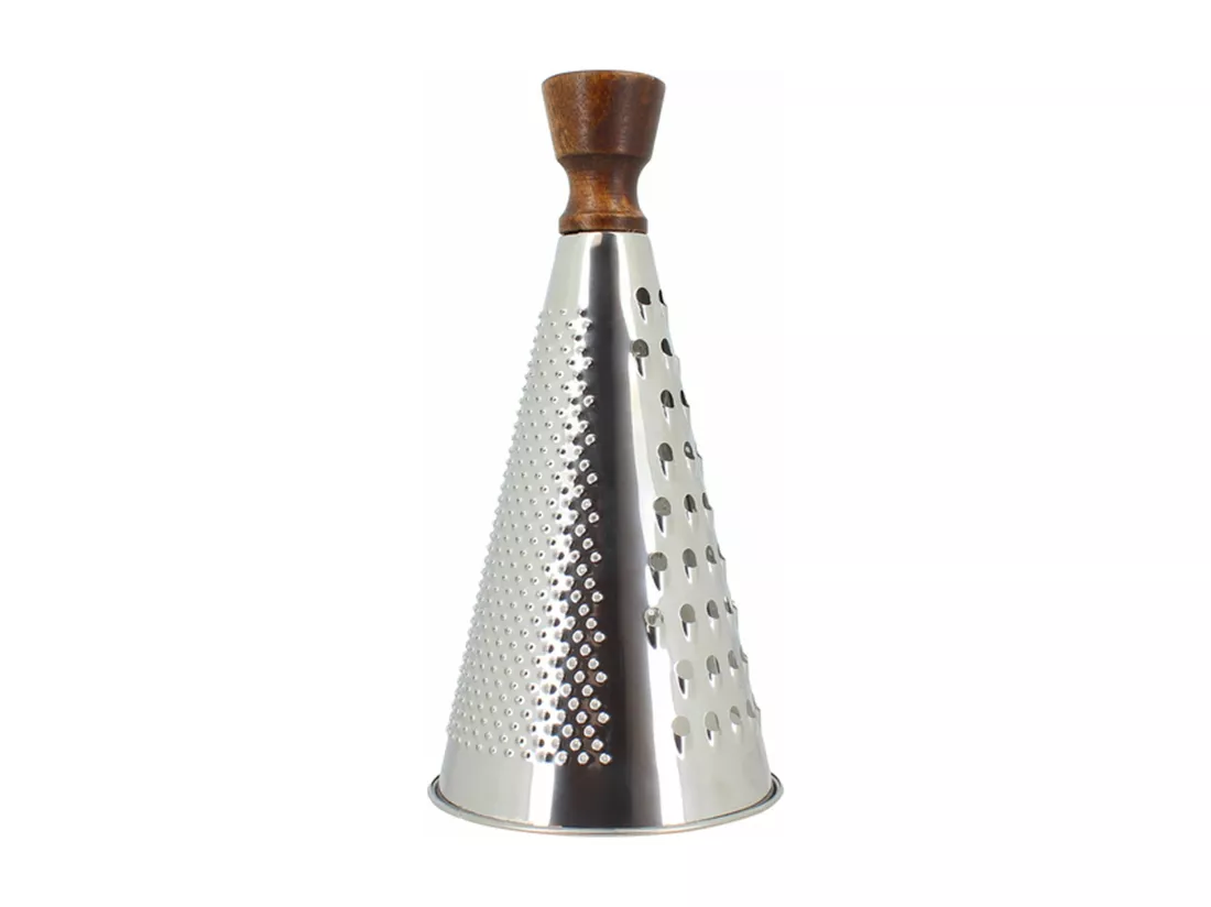 Menastyl - Rape A Fromage Ronde H24cm En Acier Inoxydable