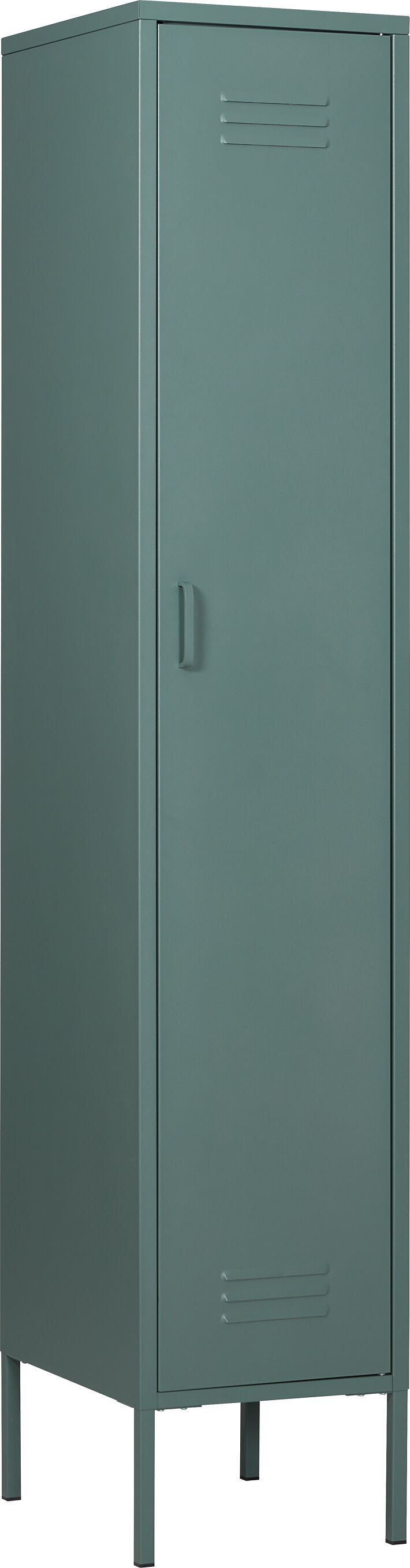 MIKO Schrank - Grün / B: 35.0 cm x T: 46.0 cm x H: 183.0 cm