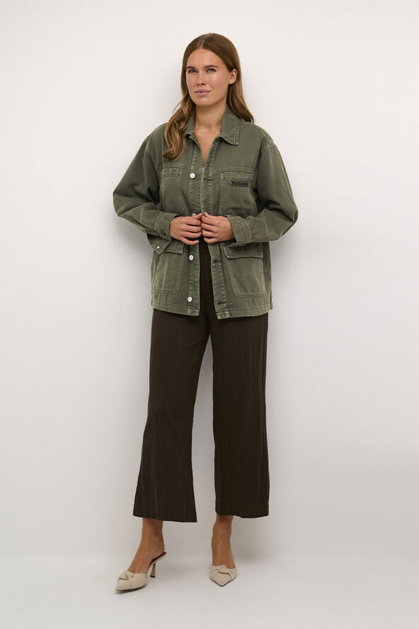 Kaffe KAsisse Shirt Jacket Grape leaf