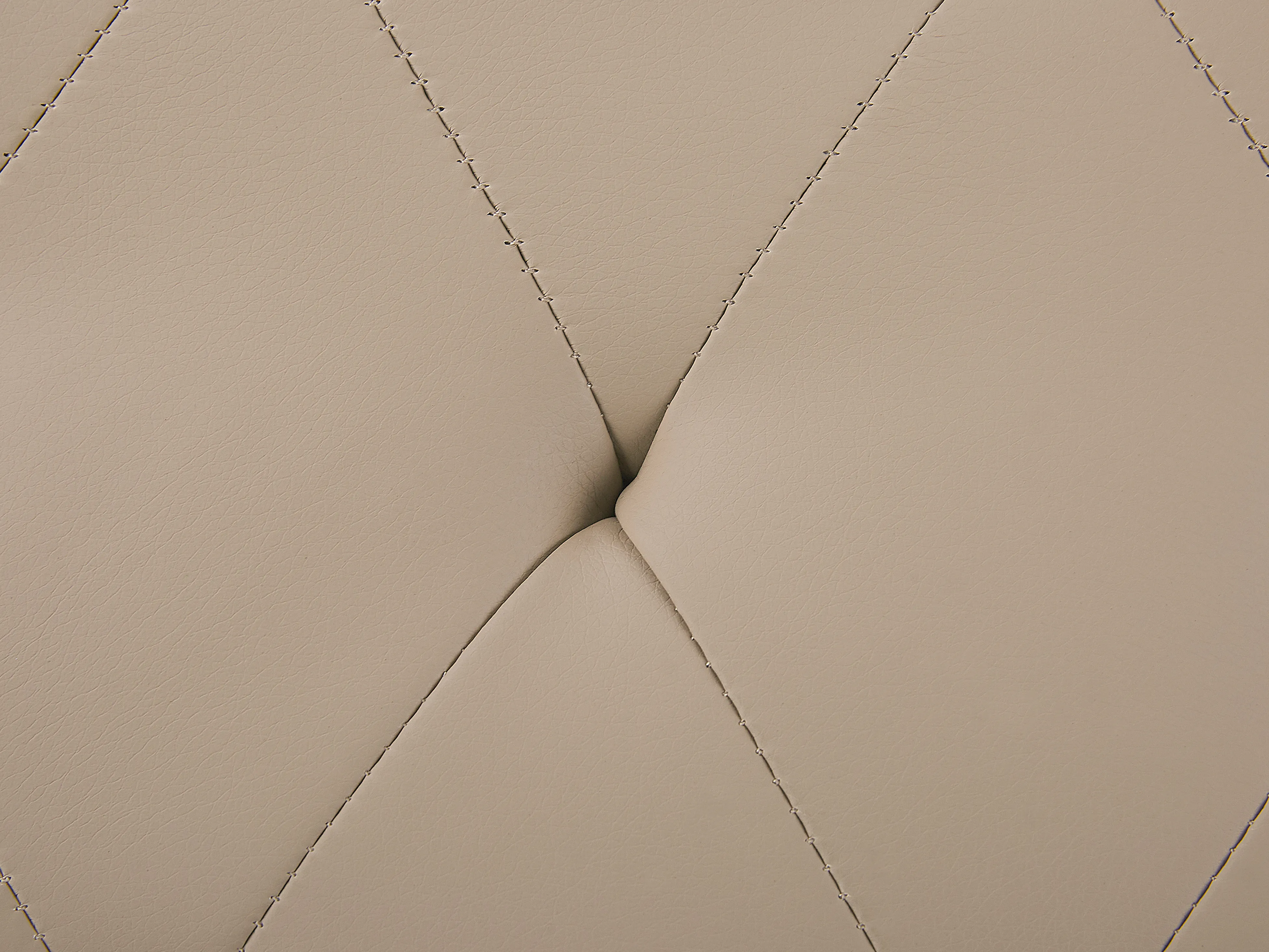 Bankje ESSONNE Kunstleer Beige