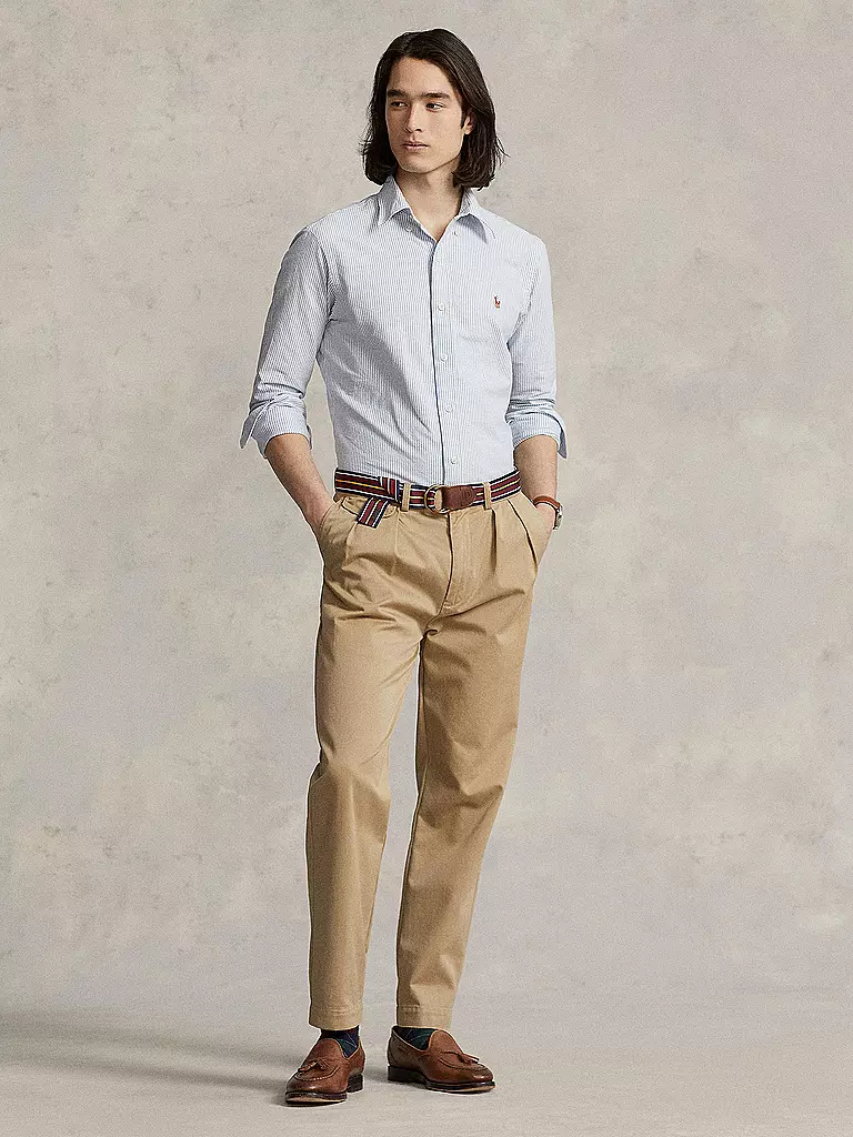 POLO RALPH LAUREN Hemd Costum Fit weiss