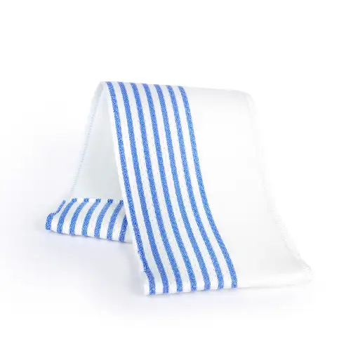 Bandeau microfibre Dispomop Ultimate Spacer blanc/bleu 12 x 41 cm Decitex